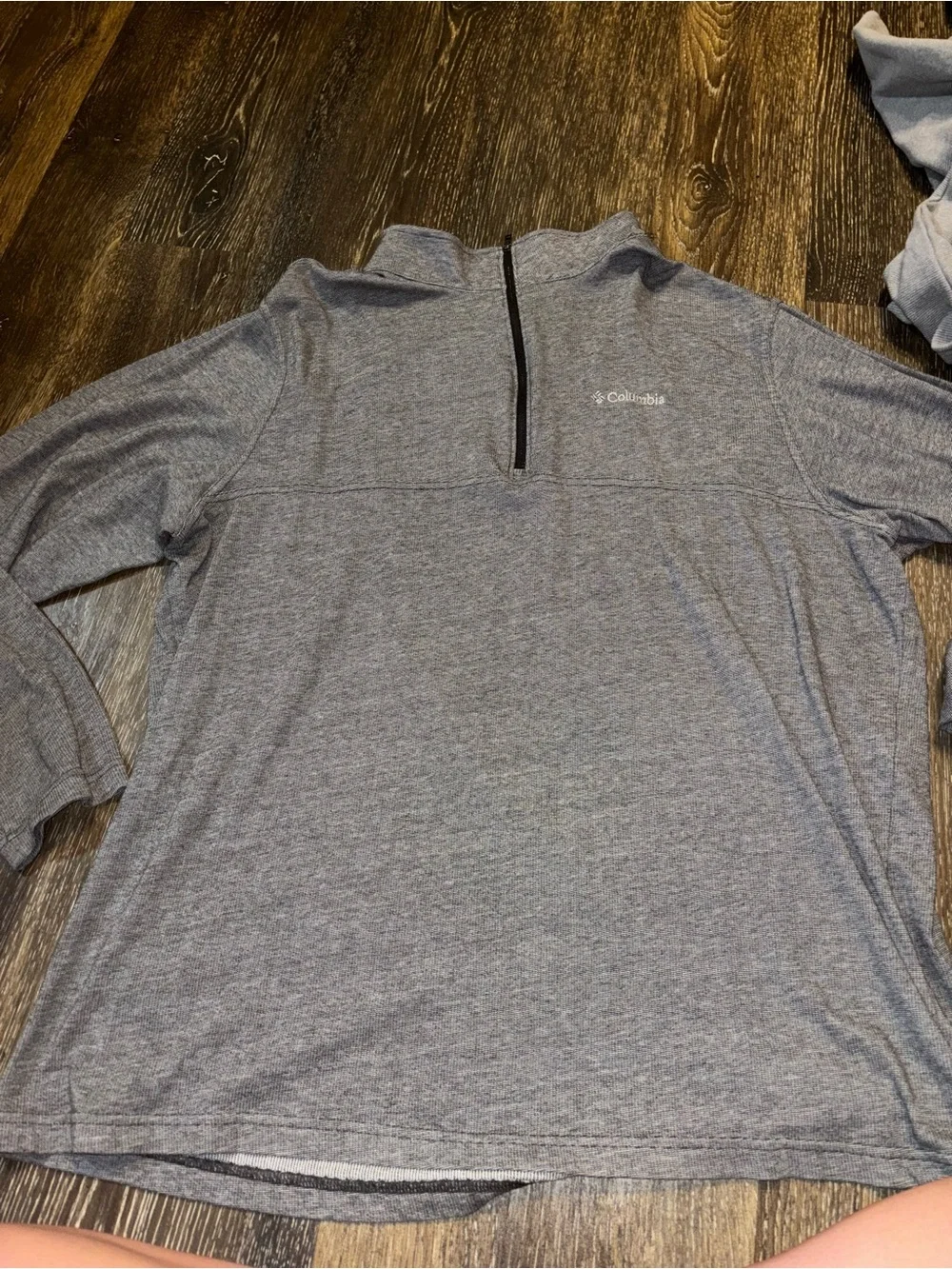 Columbia Gray Quarter-Zip Pullover